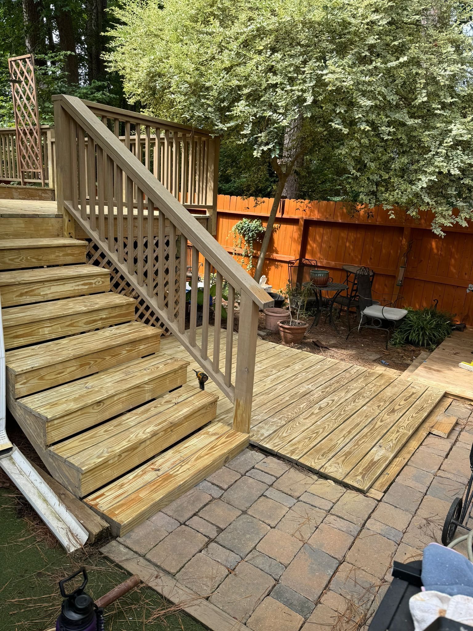 Deck after